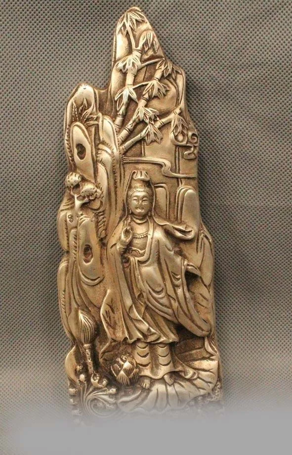 9"China Chinese Tibet Silver Stand Hill Guan Yin Kwan-yin Bodhisattva Statue Fi
9"China Chinese Tibet Silver Stand Hill Guan Yin Kwan-yin Bodhisattva Statue Fi