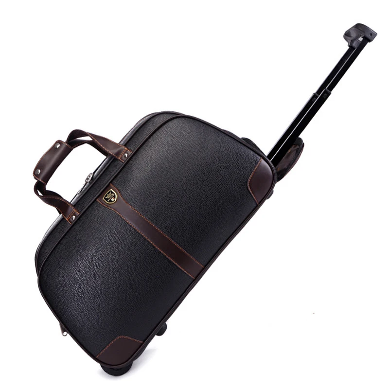 New Hot Fashion Women classic PU Rolling Luggage Trolley Suitcase handbag Brand Casual Wild Rolling Case Travel Bag on Wheels
New Hot Fashion Women classic PU Rolling Luggage Trolley Suitcase handbag Brand Casual Wild Rolling Case Travel Bag on Wheels