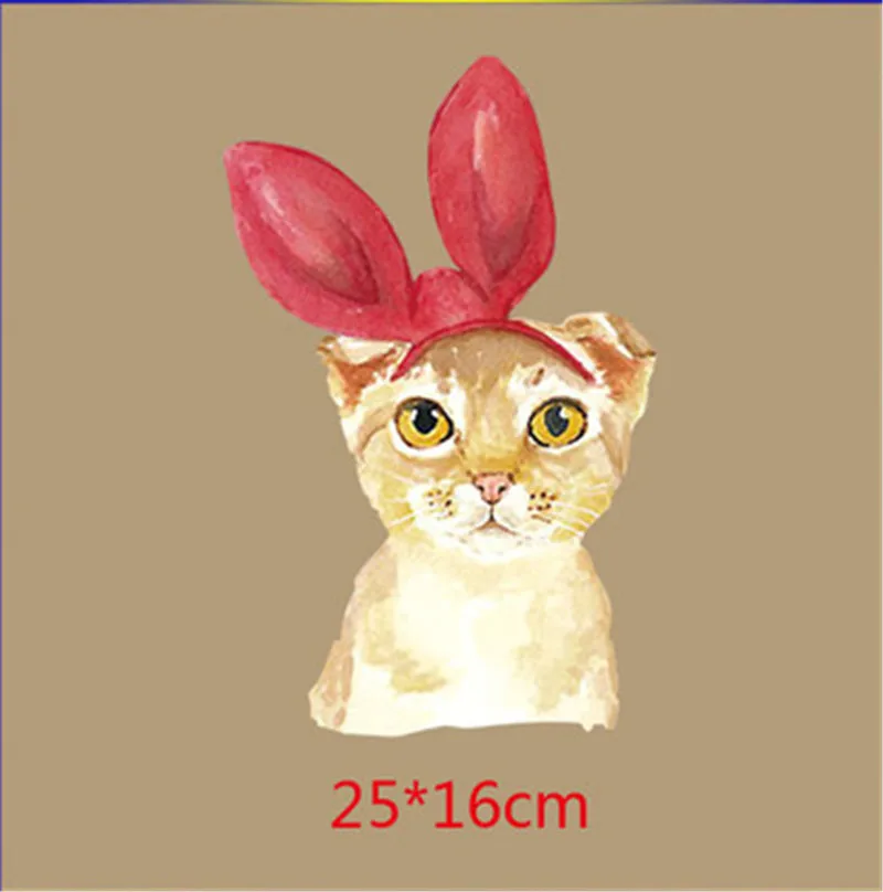 DIY Color Cat Stickers For Lady Girls Kids Clothing Transfer Thermal Press Pyrography Paper Iron On Washable T-Shirt Patches
DIY Color Cat Stickers For Lady Girls Kids Clothing Transfer Thermal Press Pyrography Paper Iron On Washable T-Shirt Patches