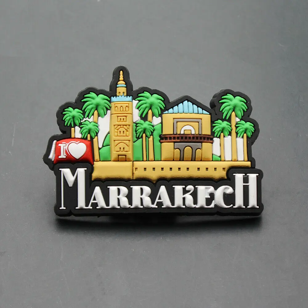 Marrakech Morocco Tourist Travel Souvenir 3D Rubber Refrigerator Magnet Cute GIFT IDEA
Marrakech Morocco Tourist Travel Souvenir 3D Rubber Refrigerator Magnet Cute GIFT IDEA