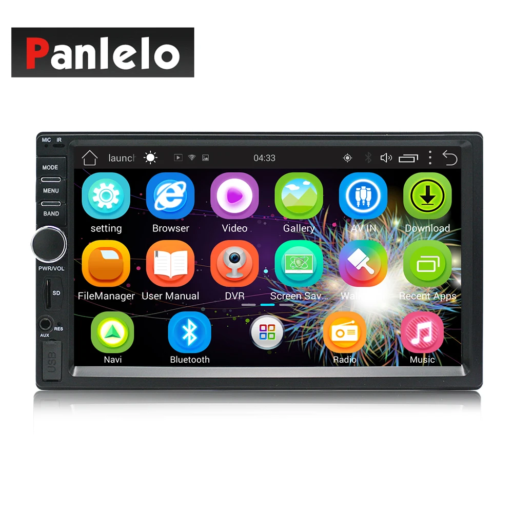 

Car MP5 Player In Dash Head Unit Video Music 2 Din 7 Inch 1GB RAM 16GB ROM Touch Screen Bluetooth SWC Wi-Fi Android Quad Core