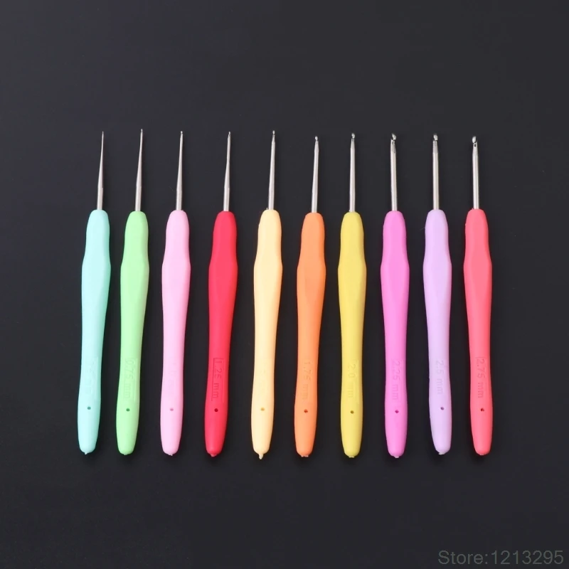 1pc Metal Knitting Needles Crochet Hooks Tool With Ergonomic Grips 0.5-2.75mm W215
1pc Metal Knitting Needles Crochet Hooks Tool With Ergonomic Grips 0.5-2.75mm W215