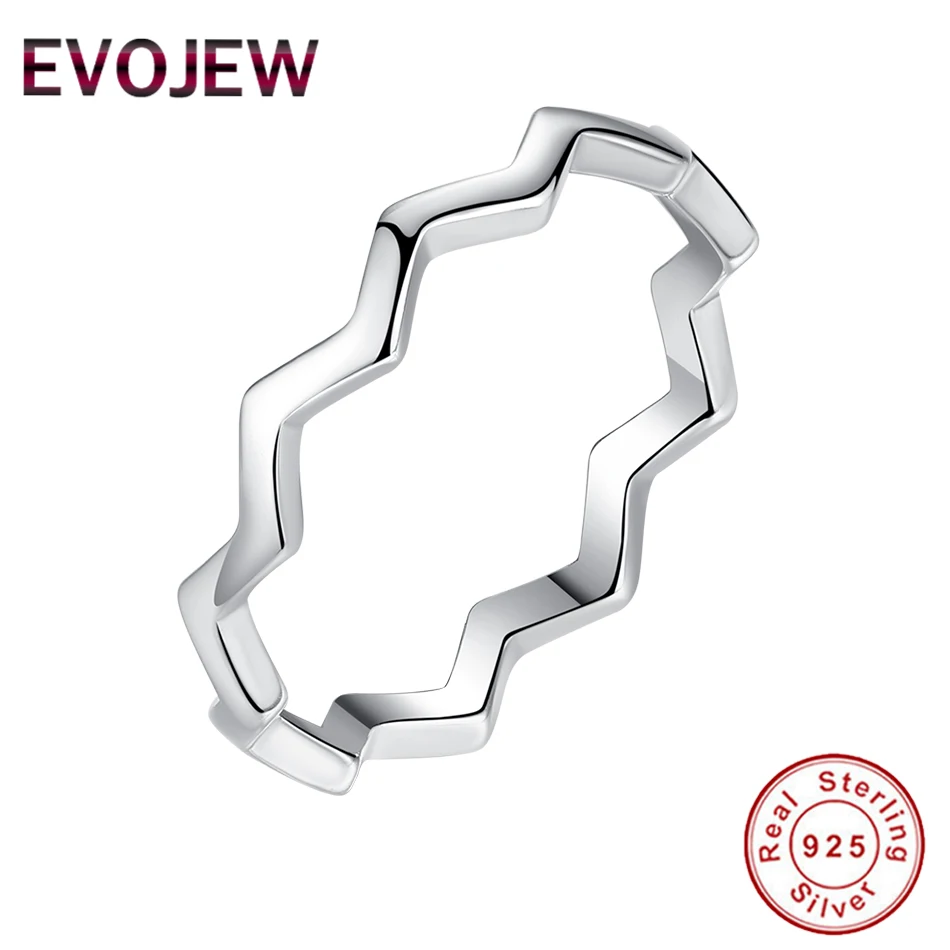 EVOJEW Minimalism Geometric Wave Rings for Women 925 Sterling Silver Ring Wedding Jewelry
EVOJEW Minimalism Geometric Wave Rings for Women 925 Sterling Silver Ring Wedding Jewelry