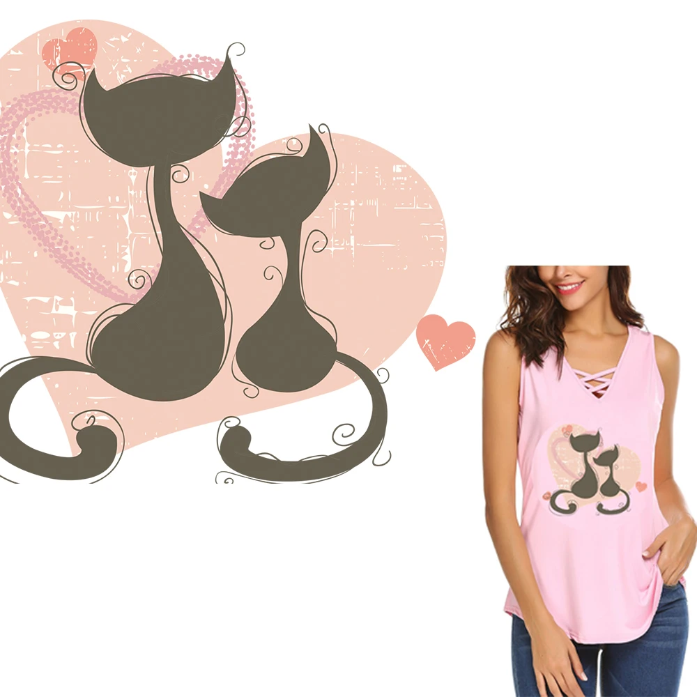 Cute Cat Patch Heat Transfer Iron On Patch A-level Washable Clothes Stickers Easy Print By Household Irons T-shirt Decoration
Cute Cat Patch Heat Transfer Iron On Patch A-level Washable Clothes Stickers Easy Print By Household Irons T-shirt Decoration