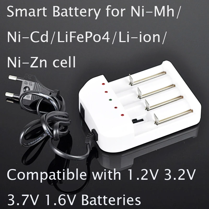 1pcs smart battery charger for 1.2V ni-cd ni-mh 3.7v li-ion 1.6V ni-zn 3.2v lifepo4 AAA AA 10440 14500 18650 26650 16340 CELL
1pcs smart battery charger for 1.2V ni-cd ni-mh 3.7v li-ion 1.6V ni-zn 3.2v lifepo4 AAA AA 10440 14500 18650 26650 16340 CELL