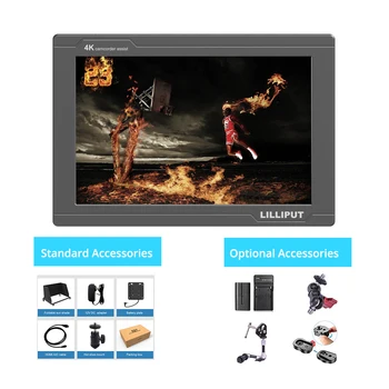 Lilliput FS7 7 inch Full HD 1920x1200 4K HDMI 3G-SDI in out On Camera Field display Monitor for Canon Nikon Sony Zhiyun Gimbal
Lilliput FS7 7 inch Full HD 1920x1200 4K HDMI 3G-SDI in out On Camera Field display Monitor for Canon Nikon Sony Zhiyun Gimbal