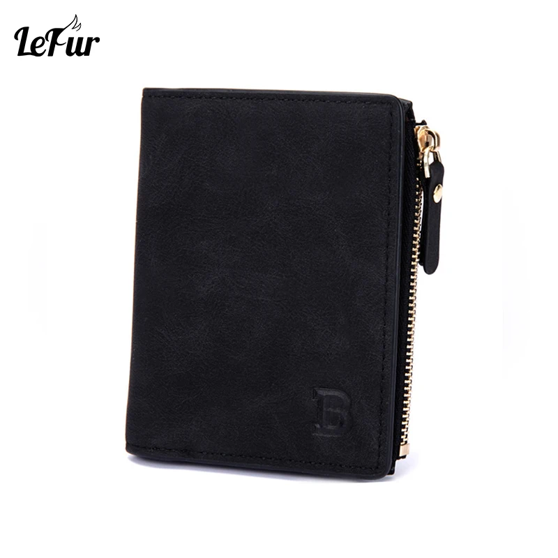 LEFUR Brand Designer Wallet New Men Wallets Cowhide Leather Male Wallet Short Coin Purse Vintage Zipper Wallet
LEFUR Brand Designer Wallet New Men Wallets Cowhide Leather Male Wallet Short Coin Purse Vintage Zipper Wallet