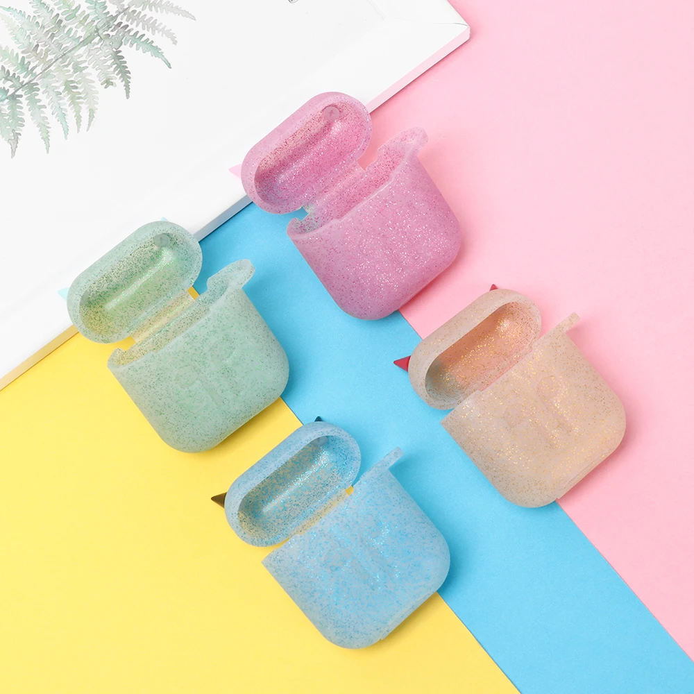 For Apple Airpods Charging Box with Hook New Cute Glitter Silicone TPU Bluetooth Wireless Earphone Case Fashion Protective Cover
For Apple Airpods Charging Box with Hook New Cute Glitter Silicone TPU Bluetooth Wireless Earphone Case Fashion Protective Cover