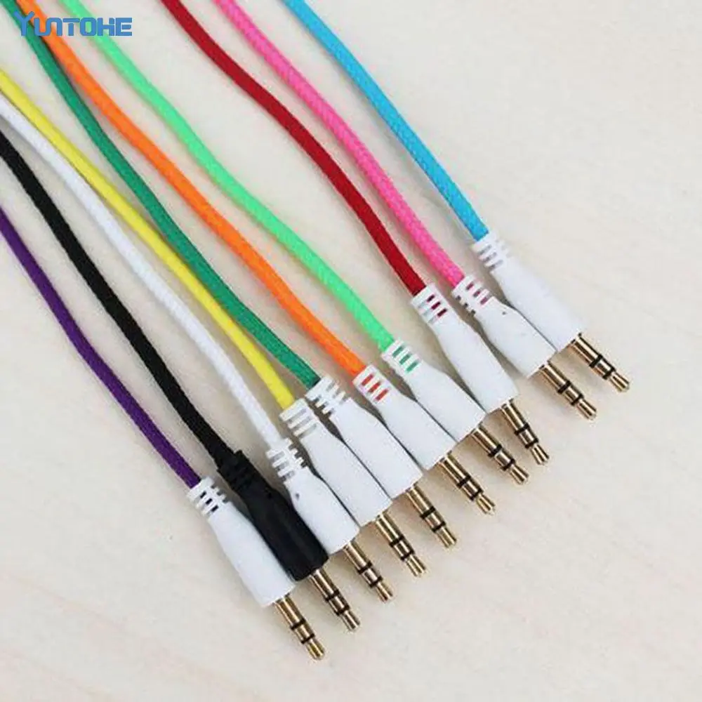 500pcs/lot Candy Color Braided Fabric DC3.5mm to 3.5 Male to Male Audio Cable for iphone Headphone Car Aux Free Shipping
500pcs/lot Candy Color Braided Fabric DC3.5mm to 3.5 Male to Male Audio Cable for iphone Headphone Car Aux Free Shipping