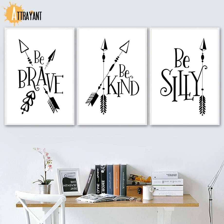 

Arrows Minimalism Quotes Wall Art Canvas Painting Nordic Posters And Prints Wall Pictures For Living Room Bedroom Home Decor