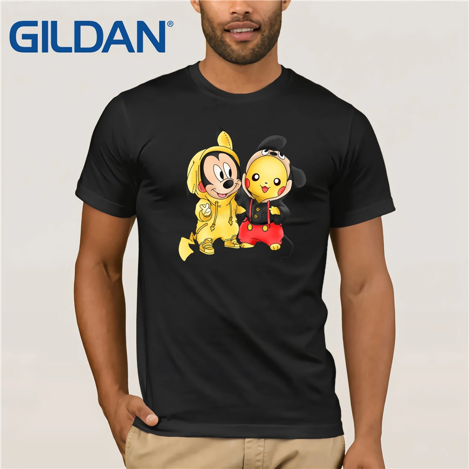 Friendship Pikachu And Mouse Mashup T-Shirts 2019 Summer Men's Short Sleeve T-Shirt
Friendship Pikachu And Mouse Mashup T-Shirts 2019 Summer Men's Short Sleeve T-Shirt