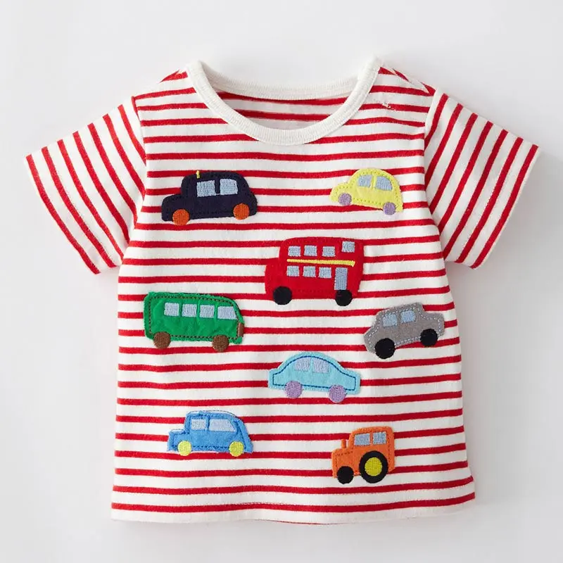 Summer Shirt Children T Shirt Boys Girls T-shirt Baby Clothing Designer Cotton Tees Cartoon Dinosaur Brand 18M-6T
Summer Shirt Children T Shirt Boys Girls T-shirt Baby Clothing Designer Cotton Tees Cartoon Dinosaur Brand 18M-6T