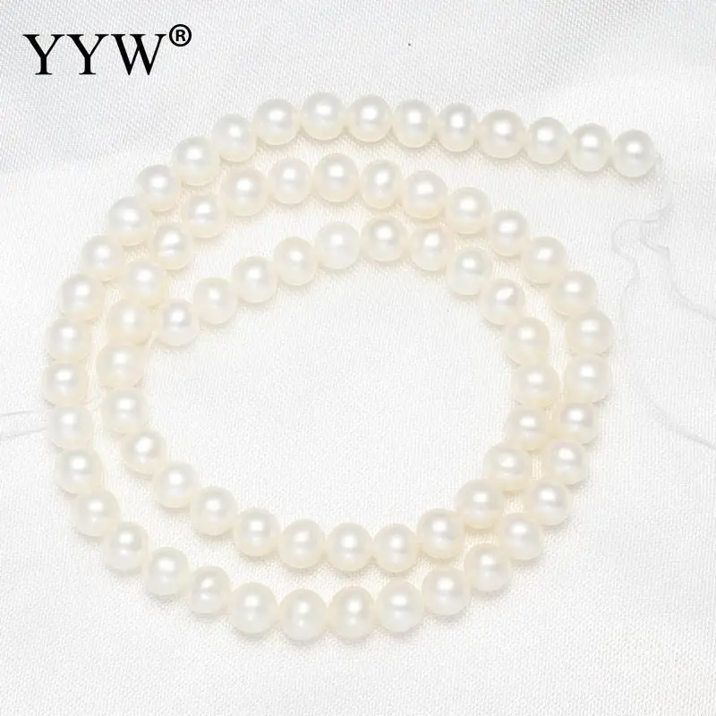 YYW High Quality 5-6mm100% Natural Freshwater Pearl Beads white Pearl Round Loose Beads DIY Necklace Bracelat Jewelry Making
YYW High Quality 5-6mm100% Natural Freshwater Pearl Beads white Pearl Round Loose Beads DIY Necklace Bracelat Jewelry Making