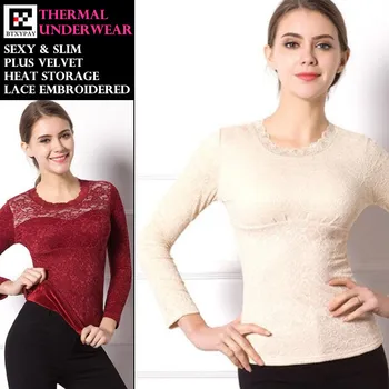 Women Winter Plus Velvet Sculpting Warm Bottoming Shirt Long Sleeve Tops,Sexy Lace Slim Shapers Push up Gather Thermal Underwear
Women Winter Plus Velvet Sculpting Warm Bottoming Shirt Long Sleeve Tops,Sexy Lace Slim Shapers Push up Gather Thermal Underwear