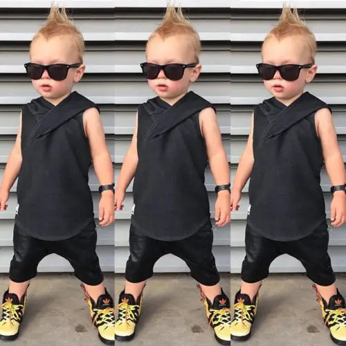 2018 New Children Summer Clothes Cute Kids Baby Boy Vest Hoodies Tops+Grey Pants Shorts 2PCs Outfits Hooded Clothes Set
2018 New Children Summer Clothes Cute Kids Baby Boy Vest Hoodies Tops+Grey Pants Shorts 2PCs Outfits Hooded Clothes Set