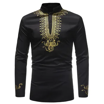 #4 DROPSHIP 2018 NEW HOT Fashion Men's Autumn Winter Luxury African Print Long Sleeve Dashiki Shirt Top Blouse Freeship
#4 DROPSHIP 2018 NEW HOT Fashion Men's Autumn Winter Luxury African Print Long Sleeve Dashiki Shirt Top Blouse Freeship
