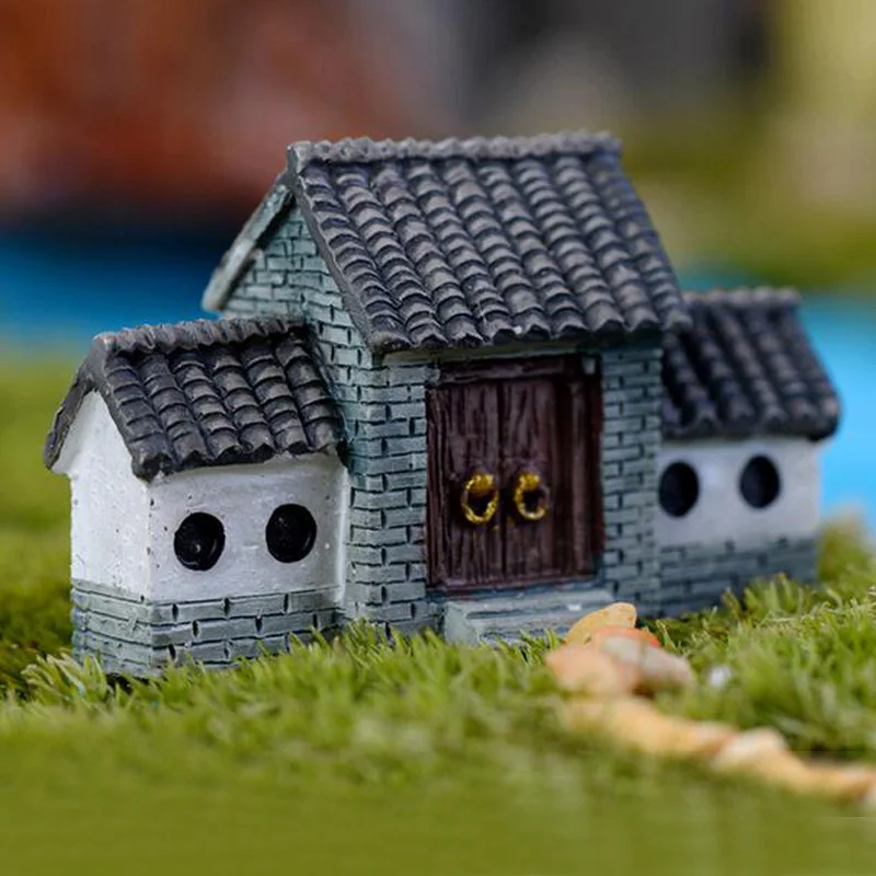 Chinese Courtyard Figure decorative mini fairy garden cartoon Building statue jardin miniature Moss ornaments resin craft TNB008
Chinese Courtyard Figure decorative mini fairy garden cartoon Building statue jardin miniature Moss ornaments resin craft TNB008