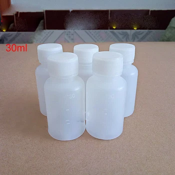 (100pcs/lot)30 ml empty screw cover plastic bottles Small soft plastic bottle packing bottle liquid bottle Measurement scale
(100pcs/lot)30 ml empty screw cover plastic bottles Small soft plastic bottle packing bottle liquid bottle Measurement scale