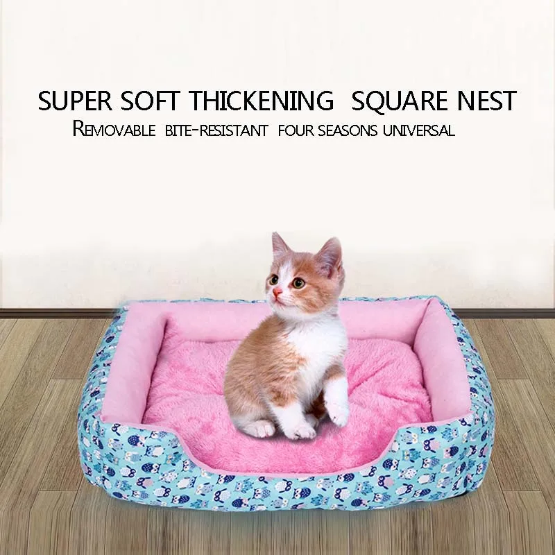 Dog Bed Pet Soft Warm PP Cotton Cave Cute Detachable Dog Cat Beds Plush Kennel Nest MYDING
Dog Bed Pet Soft Warm PP Cotton Cave Cute Detachable Dog Cat Beds Plush Kennel Nest MYDING