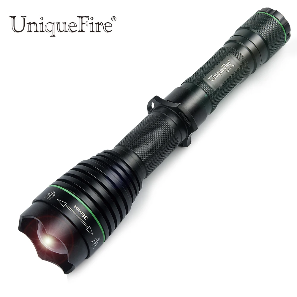 

UniqueFire Rechargeable 18650 Flashlight UF-1508-38mm XP-E High Quality 250 Lumens Lamp Torch To Hunt,Green/Red/White Light