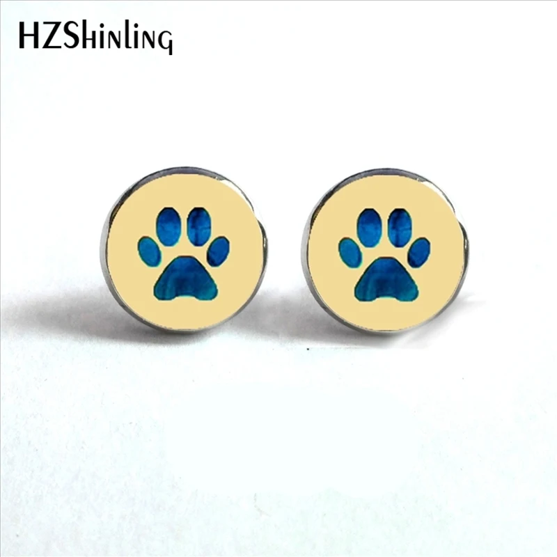 ED-0032 New Arrival Dog Paw Earrings Handmade Round Glass Dome Lovely Dog Footprints Stud Earrings for Animal Lover Gift HZ4
ED-0032 New Arrival Dog Paw Earrings Handmade Round Glass Dome Lovely Dog Footprints Stud Earrings for Animal Lover Gift HZ4