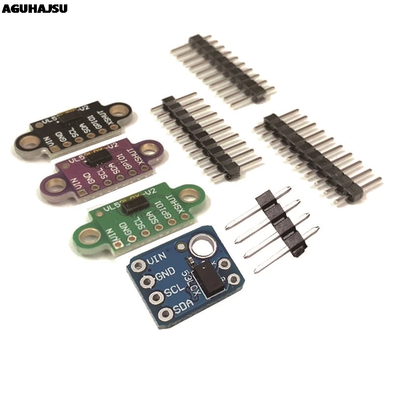 Thinary VL53L0X Time-of-Flight (ToF) Laser Ranging Sensor Breakout 940nm GY-VL53L0XV2 Laser Distance Module I2C IIC 3.3V/5V
Thinary VL53L0X Time-of-Flight (ToF) Laser Ranging Sensor Breakout 940nm GY-VL53L0XV2 Laser Distance Module I2C IIC 3.3V/5V