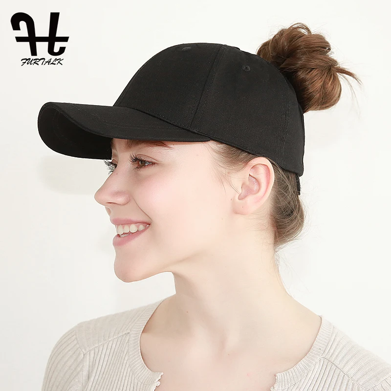 FURTALK Black Baseball Cap Women Adjustable Cotton Ponytail Hat Messy Bun Trucker Cap 2019 Summer Snapback Dad Cap Golf Sun Hat
FURTALK Black Baseball Cap Women Adjustable Cotton Ponytail Hat Messy Bun Trucker Cap 2019 Summer Snapback Dad Cap Golf Sun Hat