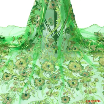 Gold wire drill 3d Flower Embroidery Distinctive french net lace fabric Senior Elegant tulle lace fabric f190713 
Gold wire drill 3d Flower Embroidery Distinctive french net lace fabric Senior Elegant tulle lace fabric f190713