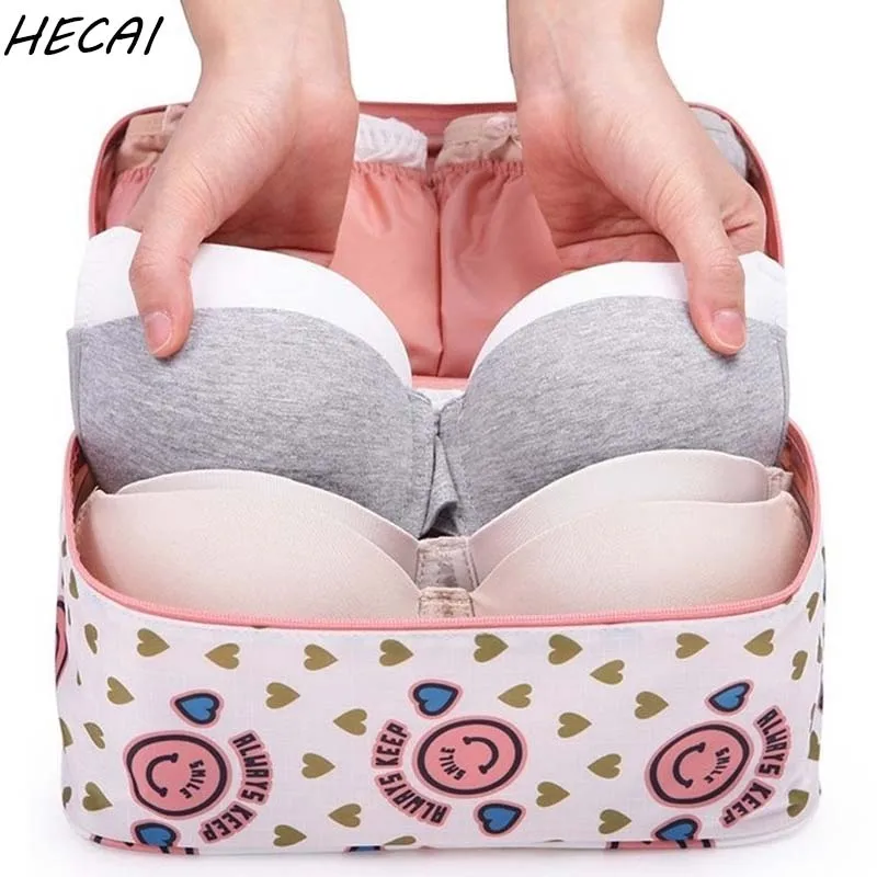 HECAI 2019 New Makeup Bag Travel Bra Underwear Organizer Bag Cosmetic Daily Supplies Toiletries Storage Bra Bag case
HECAI 2019 New Makeup Bag Travel Bra Underwear Organizer Bag Cosmetic Daily Supplies Toiletries Storage Bra Bag case