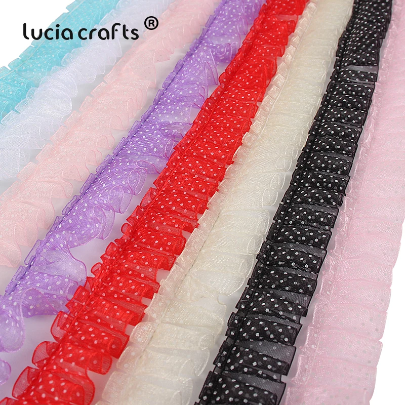 5yards/8yards 2.5cm Wave Point Lace Trim Fold Ribbons Fabrics Handmade Patchwork For Sewing Applique Garment Accessories R0406
5yards/8yards 2.5cm Wave Point Lace Trim Fold Ribbons Fabrics Handmade Patchwork For Sewing Applique Garment Accessories R0406