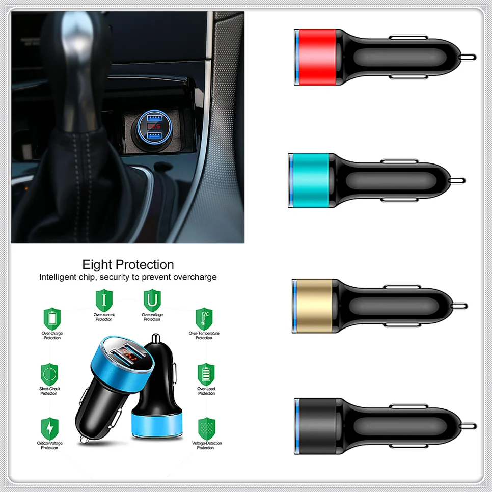 Car LED USB Charger Digital Lighter Power Adapter for Renault Eolab Twizy Twin-Z Twin-Run Symbol Initiale Fluence Alpine Wind
Car LED USB Charger Digital Lighter Power Adapter for Renault Eolab Twizy Twin-Z Twin-Run Symbol Initiale Fluence Alpine Wind