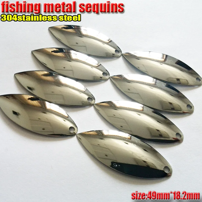 fishing metal sequins willow leaf spoon lures length 49mm*width18.2mmquantily100pcs/lot the temptation to strengthen to che fish
fishing metal sequins willow leaf spoon lures length 49mm*width18.2mmquantily100pcs/lot the temptation to strengthen to che fish