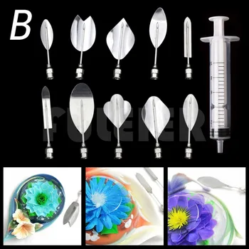 11pcs/set 3D Jelly Flower Art Tools Kitchen Gadgets stainless steel Nozzle Syringe gelatin tools cake decoration pastry tools
11pcs/set 3D Jelly Flower Art Tools Kitchen Gadgets stainless steel Nozzle Syringe gelatin tools cake decoration pastry tools
