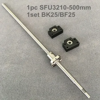 Ballscrew SFU / RM 3210- 500mm ballscrew with end machined + 3210 Ball nut + BK25/BF25 End support for CNC
Ballscrew SFU / RM 3210- 500mm ballscrew with end machined + 3210 Ball nut + BK25/BF25 End support for CNC
