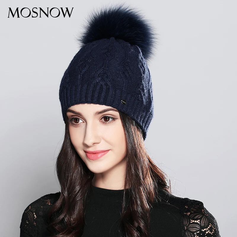 Beanie For Woman Winter Hats Elegant Wool Knitted 2019 Natural Raccoon Fur Pom Poms Stripe Hat Female Skullies Beanies #MZ710B
Beanie For Woman Winter Hats Elegant Wool Knitted 2019 Natural Raccoon Fur Pom Poms Stripe Hat Female Skullies Beanies #MZ710B