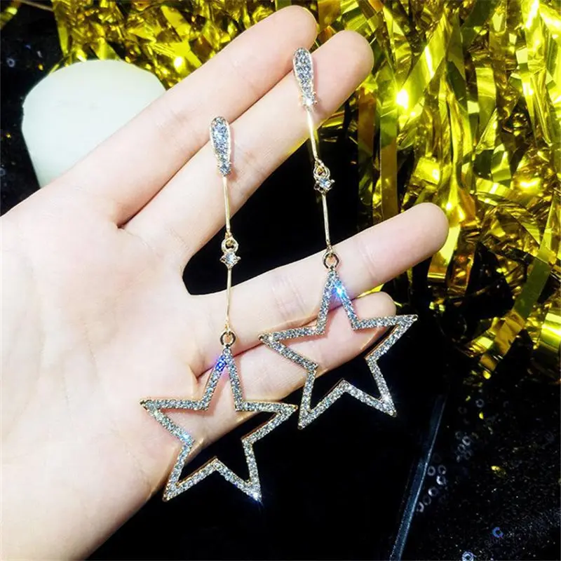 Ufavoirte New Heart Crystal Flower Tassel Star Earrings Geometry Drop Earring For Women Statement Earrings Wholesale
Ufavoirte New Heart Crystal Flower Tassel Star Earrings Geometry Drop Earring For Women Statement Earrings Wholesale