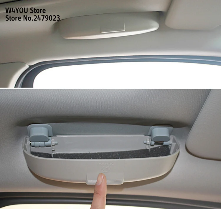 Фото Преданность автомобиля стеклянная коробка солнцезащитные очки чехлы для