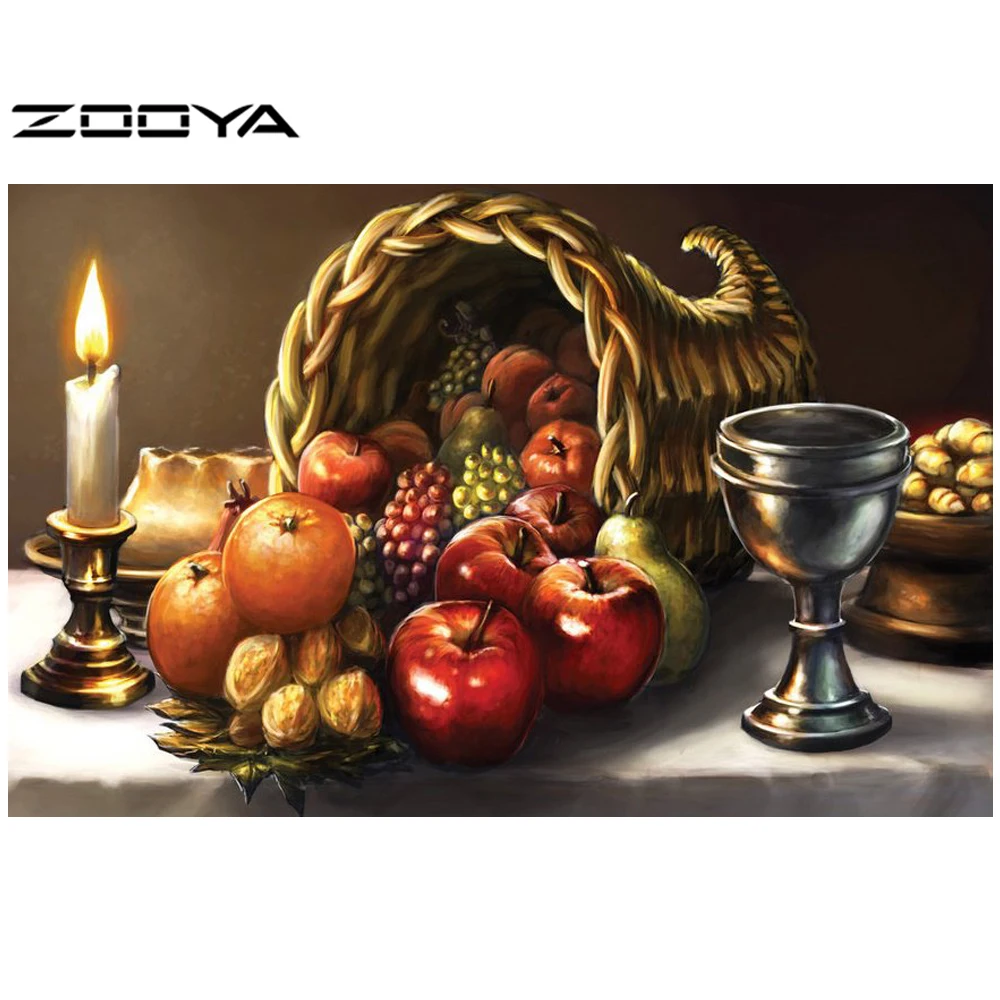 ZOOYA Diamond Painting Diamond Embroidery Fruit Dinner Candle Restaurant Kitchen Dining Needlework DIY Pattern Rhinestones RF513
ZOOYA Diamond Painting Diamond Embroidery Fruit Dinner Candle Restaurant Kitchen Dining Needlework DIY Pattern Rhinestones RF513