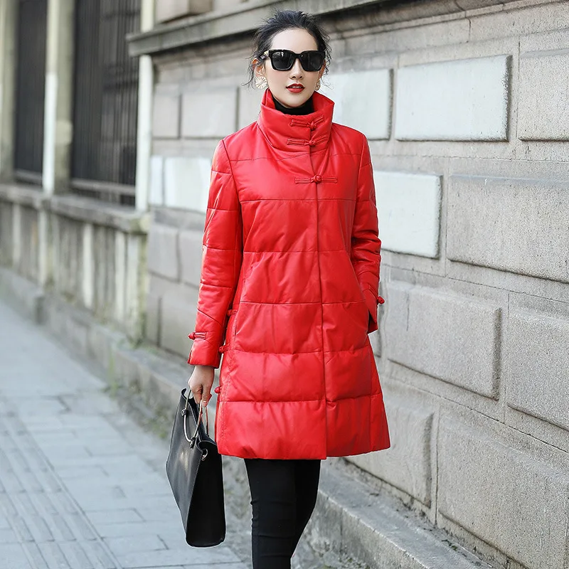 Autumn Winter Real Genuine Leather Jacket Women Clothes 2019 Korean Vintage Streetwear Sheepskin Down Coat Abrigo Mujer ZT3262
Autumn Winter Real Genuine Leather Jacket Women Clothes 2019 Korean Vintage Streetwear Sheepskin Down Coat Abrigo Mujer ZT3262