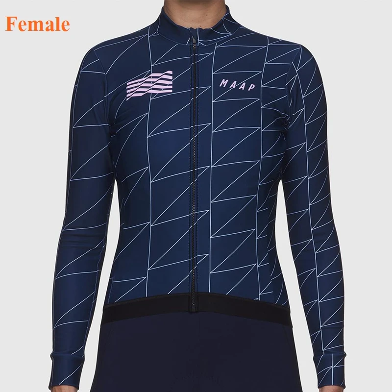 2019 Spring Long sleeved cycling jersey women Team MAAP black shirt Maillot Ropa Ciclismo MTB Bike Cycle Tops Breathable wear
2019 Spring Long sleeved cycling jersey women Team MAAP black shirt Maillot Ropa Ciclismo MTB Bike Cycle Tops Breathable wear