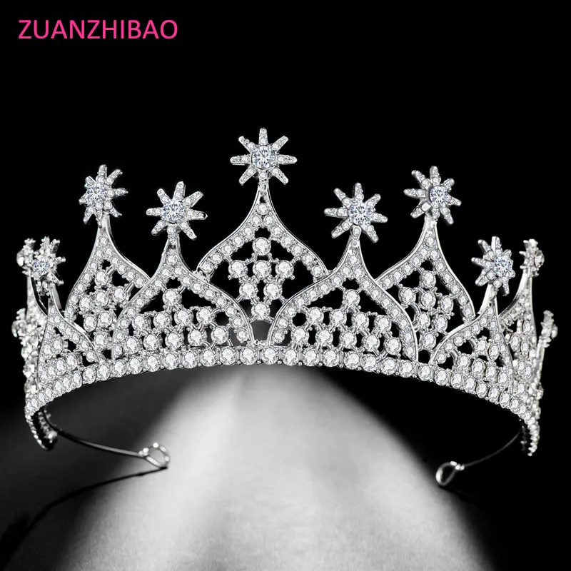 New Crystal Rhinestone Tiaras and Crowns Fashion Big Wedding Hair Accessories Silver Party Bridal Tiara Princess Queen Crown
New Crystal Rhinestone Tiaras and Crowns Fashion Big Wedding Hair Accessories Silver Party Bridal Tiara Princess Queen Crown