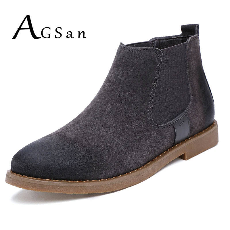 AGSan Fashion Men Chelsea Boots Ankle Boots Suede Leather Mens Autumn Winter Boots British Style Plush Warm Men Boots Pointed
AGSan Fashion Men Chelsea Boots Ankle Boots Suede Leather Mens Autumn Winter Boots British Style Plush Warm Men Boots Pointed