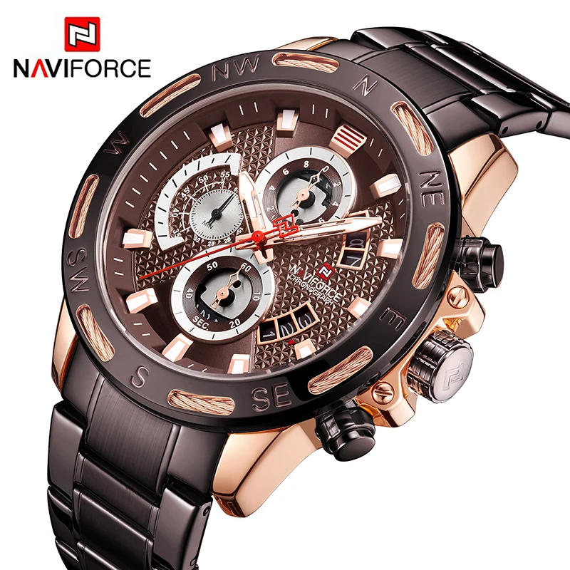 

NAVIFORCE новые мужские часы лучший бренд мужские модные спортивные часы мужские водонепроницаемые кварцевые наручные часы Мужские часы Relogio Masculino