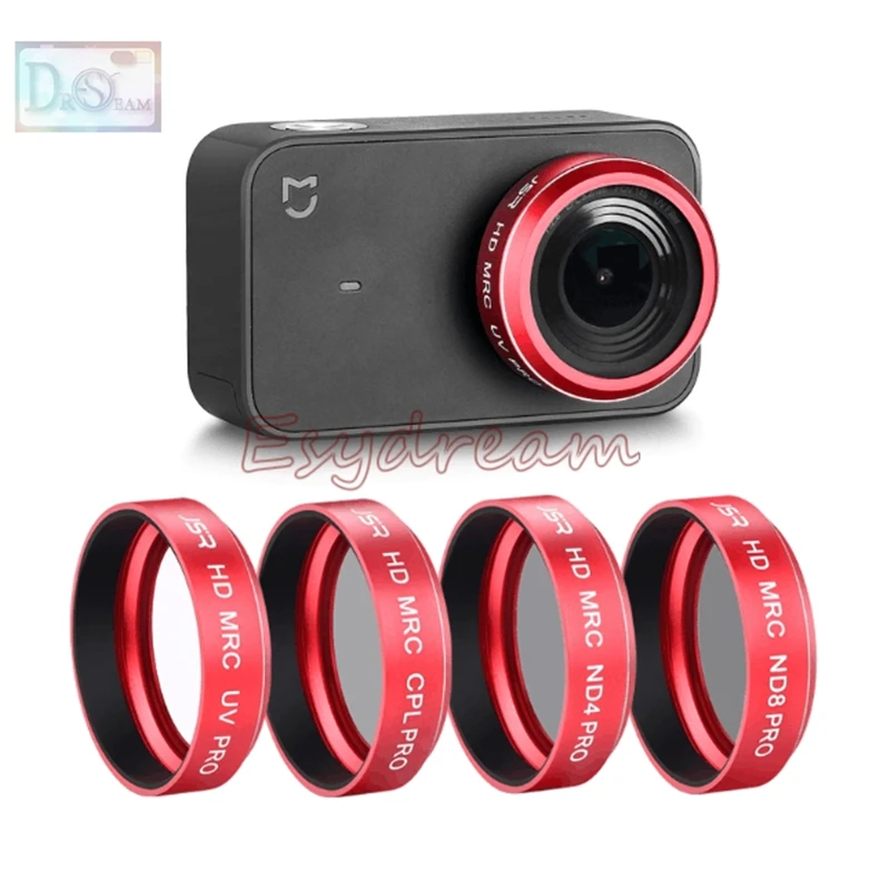 Neutral Density ND4 + ND8 + CPL + MCUV Ultraviolet Polarizer Lens Filter Kit for Xiaomi Mi Mijia 4K Mini Sport Action Camera
Neutral Density ND4 + ND8 + CPL + MCUV Ultraviolet Polarizer Lens Filter Kit for Xiaomi Mi Mijia 4K Mini Sport Action Camera