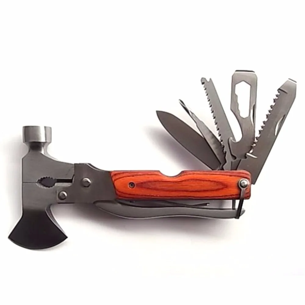 2018 Multi-function Tool Hammer Axe Knife Screwdriver Plier Saws Opener Set for Outdoor Camping Best Price
2018 Multi-function Tool Hammer Axe Knife Screwdriver Plier Saws Opener Set for Outdoor Camping Best Price