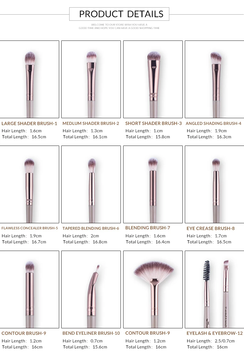 makeup brushes (6)