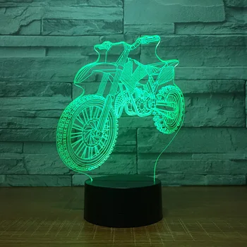 Motorcycle 3D night light 7 color led lamp creative home decoration table lamp atmosphere lamp 1480
Motorcycle 3D night light 7 color led lamp creative home decoration table lamp atmosphere lamp 1480
