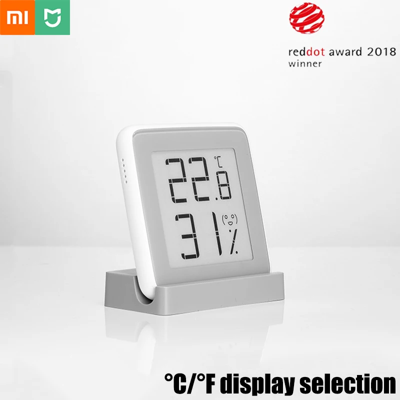Xiaomi MiaoMiaoCe Thermometer Temperature Humidity Sensor E-Link INK LCD Screen Display Digital Moisture Meter Monitor Mi Home
Xiaomi MiaoMiaoCe Thermometer Temperature Humidity Sensor E-Link INK LCD Screen Display Digital Moisture Meter Monitor Mi Home