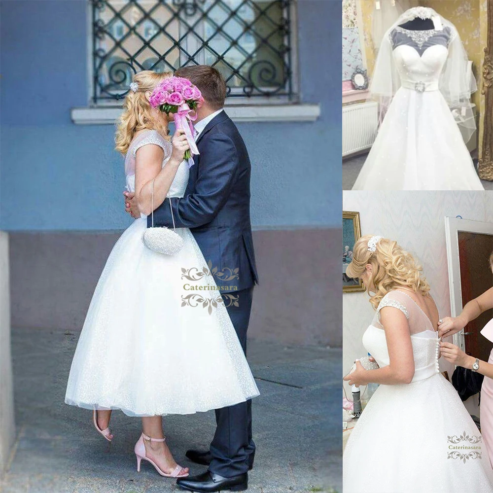 Lovely 2019 Womens Tulle Wedding Dresses Bride Gown for Girl Teen with Sweetheart Neck with Tea Length Plus Size Design Sashes
Lovely 2019 Womens Tulle Wedding Dresses Bride Gown for Girl Teen with Sweetheart Neck with Tea Length Plus Size Design Sashes