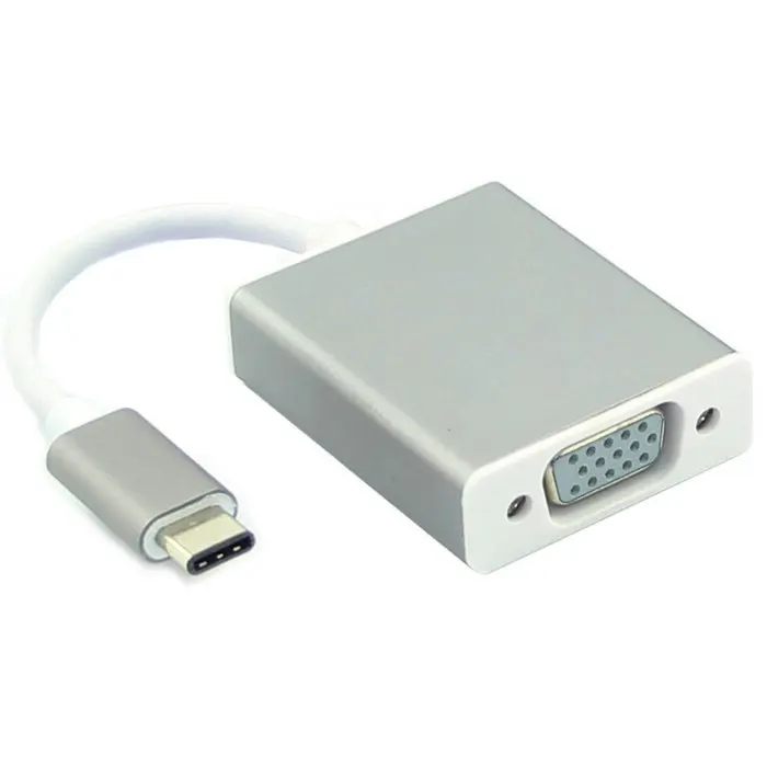 Zihan VGA 1080p HDTV Adapter to USB-C USB 3.1 Type C Cable with Silver Aluminium Case for 2015 New 12 Inch Laptop
Zihan VGA 1080p HDTV Adapter to USB-C USB 3.1 Type C Cable with Silver Aluminium Case for 2015 New 12 Inch Laptop